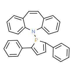 ChemSpider 2D Image | 5-(2,5-Diphenyl-1H-phosphol-1-yl)-5H-dibenzo[b,f]azepine | C30H22NP