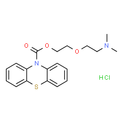 ChemSpider 2D Image | Dimethoxanate hydrochloride | C19H23ClN2O3S