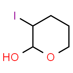 ChemSpider 2D Image | 3-Iodotetrahydro-2H-pyran-2-ol | C5H9IO2