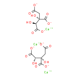 ChemSpider 2D Image | Calcium 3-C-carboxylato-2-deoxy-D-erythro-pentarate (3:2) | C12H10Ca3O16