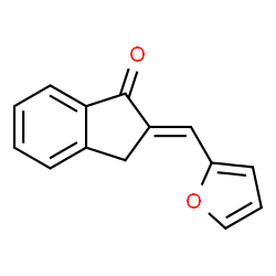ChemSpider 2D Image | (2E)-2-(2-Furylmethylene)-1-indanone | C14H10O2