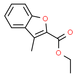 ChemSpider 2D Image | Ethyl 3-methyl-1-benzofuran-2-carboxylate | C12H12O3