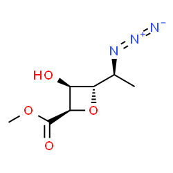 ChemSpider 2D Image | Methyl 2,4-anhydro-5-azido-5,6-dideoxy-L-altronate | C7H11N3O4