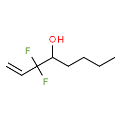 ChemSpider 2D Image | 3,3-Difluoro-1-octen-4-ol | C8H14F2O
