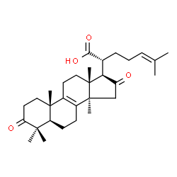 ChemSpider 2D Image | 3,16-Dioxolanosta-8,24-dien-21-oic acid | C30H44O4