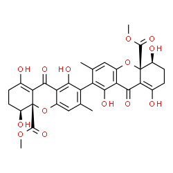 ChemSpider 2D Image | ent-Rugulotrosin A | C32H30O14