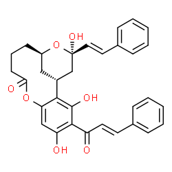 ChemSpider 2D Image | Kurzichalcolactone | C32H30O7