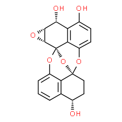 ChemSpider 2D Image | Preussomerin B | C20H16O7
