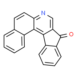ChemSpider 2D Image | 9H-Benzo[f]indeno[2,1-c]quinolin-9-one | C20H11NO