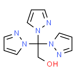 ChemSpider 2D Image | 2,2,2-tris(1-pyrazolyl)ethanol | C11H12N6O