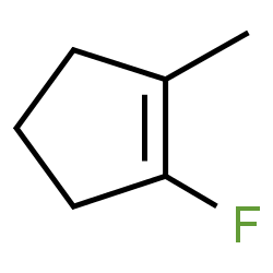 ChemSpider 2D Image | 1-Fluoro-2-methylcyclopentene | C6H9F