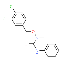 ChemSpider 2D Image | 1-[(3,4-Dichlorobenzyl)oxy]-1-methyl-3-phenylurea | C15H14Cl2N2O2