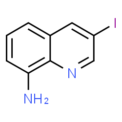 ChemSpider 2D Image | 3-Iodo-8-quinolinamine | C9H7IN2
