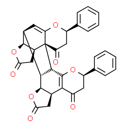 ChemSpider 2D Image | Bicaryanone D | C34H28O8