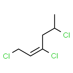 ChemSpider 2D Image | (2E)-1,3,5-Trichloro-2-hexene | C6H9Cl3