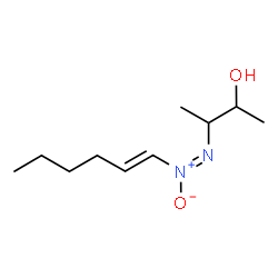 ChemSpider 2D Image | 3-[(E)-(1E)-1-Hexen-1-yl-ONN-azoxy]-2-butanol | C10H20N2O2