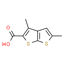 ChemSpider 2D Image | 3,5-Dimethylthieno[2,3-b]thiophene-2-carboxylic acid | C9H8O2S2