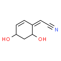 ChemSpider 2D Image | (2Z)-(4,6-Dihydroxy-2-cyclohexen-1-ylidene)acetonitrile | C8H9NO2