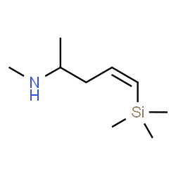 ChemSpider 2D Image | (4Z)-N-Methyl-5-(trimethylsilyl)-4-penten-2-amine | C9H21NSi