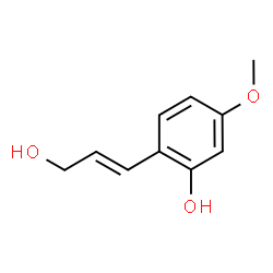 ChemSpider 2D Image | 2-[(1E)-3-Hydroxy-1-propen-1-yl]-5-methoxyphenol | C10H12O3
