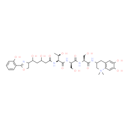 ChemSpider 2D Image | anachelin | C35H49N6O13