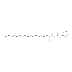 ChemSpider 2D Image | 2-Stearoyl-N-(tetrahydro-3-furanyl)hydrazinecarboxamide | C23H45N3O3