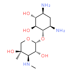 ChemSpider 2D Image | garamine | C13H27N3O6