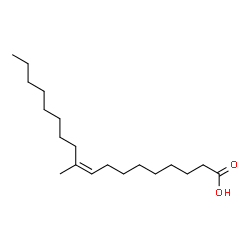 ChemSpider 2D Image | 10-methyl-9Z-octadecenoic acid | C19H36O2