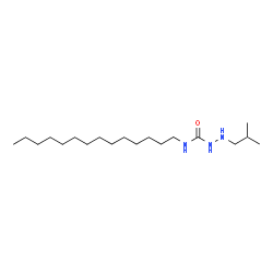 ChemSpider 2D Image | 2-Isobutyl-N-tetradecylhydrazinecarboxamide | C19H41N3O