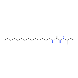 ChemSpider 2D Image | 2-sec-Butyl-N-tetradecylhydrazinecarboxamide | C19H41N3O
