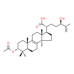 ChemSpider 2D Image | (24R)-Tsugaric acid C | C32H50O5