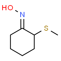ChemSpider 2D Image | (1E)-N-Hydroxy-2-(methylsulfanyl)cyclohexanimine | C7H13NOS