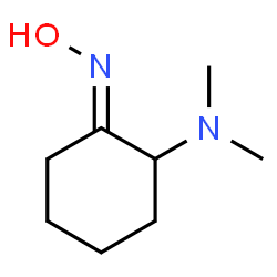 ChemSpider 2D Image | (2E)-2-(Hydroxyimino)-N,N-dimethylcyclohexanamine | C8H16N2O