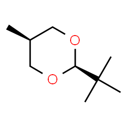 ChemSpider 2D Image | cis-2-tert-Butyl-5-methyl-1,3-dioxane | C9H18O2