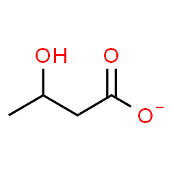 ChemSpider 2D Image | 3-Hydroxybutanoate | C4H7O3