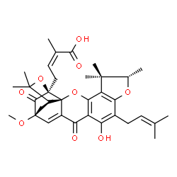 ChemSpider 2D Image | Scortechinone B | C34H40O9