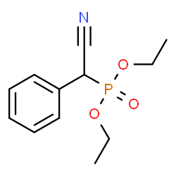 ChemSpider 2D Image | Diethyl [cyano(phenyl)methyl]phosphonate | C12H16NO3P