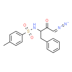 ChemSpider 2D Image | N-(4-Diazo-3-oxo-1-phenyl-2-butanyl)-4-methylbenzenesulfonamide | C17H17N3O3S