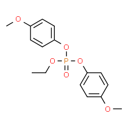 ChemSpider 2D Image | Ethyl bis(4-methoxyphenyl) phosphate | C16H19O6P