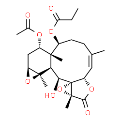 ChemSpider 2D Image | stecholide F | C25H34O9