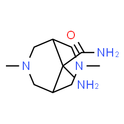 ChemSpider 2D Image | 9-Amino-3,7-dimethyl-3,7-diazabicyclo[3.3.1]nonane-9-carboxamide | C10H20N4O