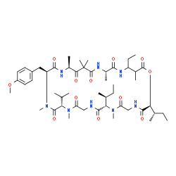 ChemSpider 2D Image | majusculamide C | C50H80N8O12