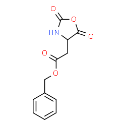 ChemSpider 2D Image | Benzyl (2,5-dioxo-1,3-oxazolidin-4-yl)acetate | C12H11NO5