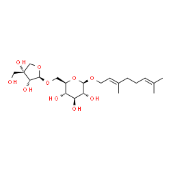 ChemSpider 2D Image | Acuminoside | C21H36O10