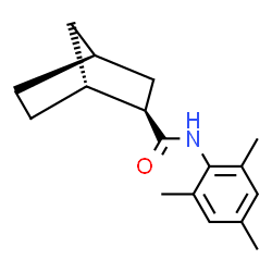 ChemSpider 2D Image | (1R,2R,4S)-N-Mesitylbicyclo[2.2.1]heptane-2-carboxamide | C17H23NO
