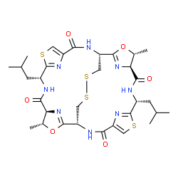 ChemSpider 2D Image | ulithiacyclamide | C32H42N8O6S4