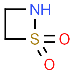 ChemSpider 2D Image | 1,2-Thiazetidine 1,1-dioxide | C2H5NO2S