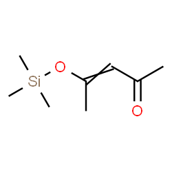 ChemSpider 2D Image | 4-[(Trimethylsilyl)oxy]-3-penten-2-one | C8H16O2Si