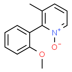 ChemSpider 2D Image | 2-(2-Methoxyphenyl)-3-methylpyridine 1-oxide | C13H13NO2