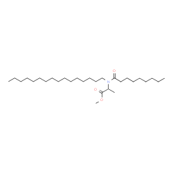 ChemSpider 2D Image | Methyl N-hexadecyl-N-nonanoylalaninate | C29H57NO3